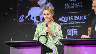 Amanda Benson honours late jockey in QOTT award win